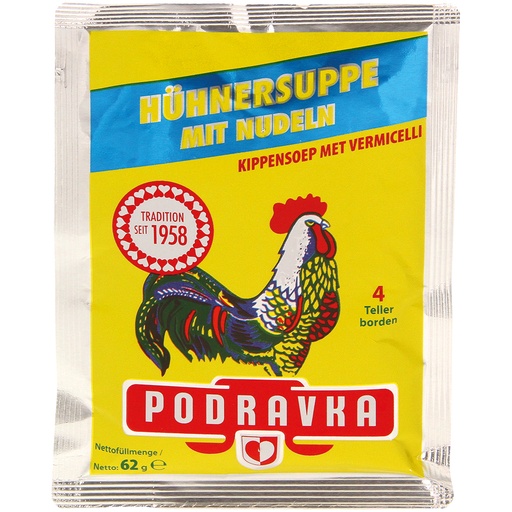 Kippensoep met noedels, droog product