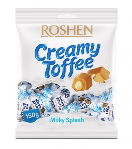 "Milky Splash" Toffee met roomvulling