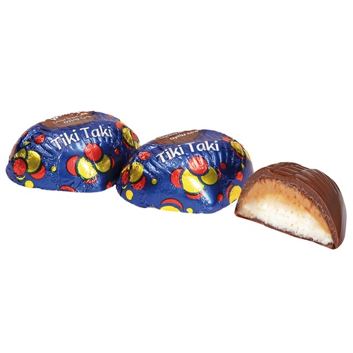 Pralines met pindakaas- en kokosnootcrème "Tiki Taki"