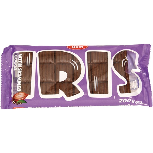 Zachte karamel "Iris" met magere cacao