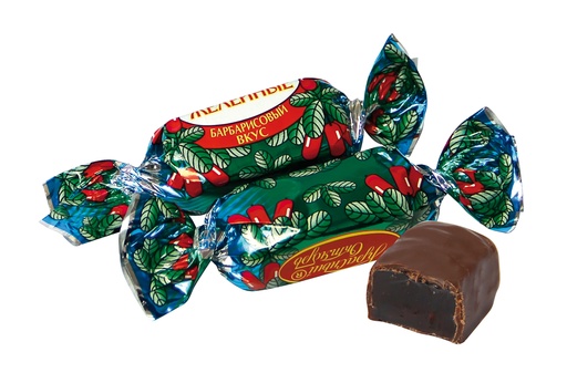 Snoep "Zheleynyye" met berberissmaak