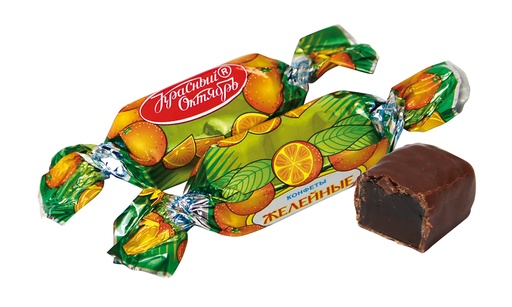 Geleisnoep "Zhelejnije" met sinaasappelsmaak