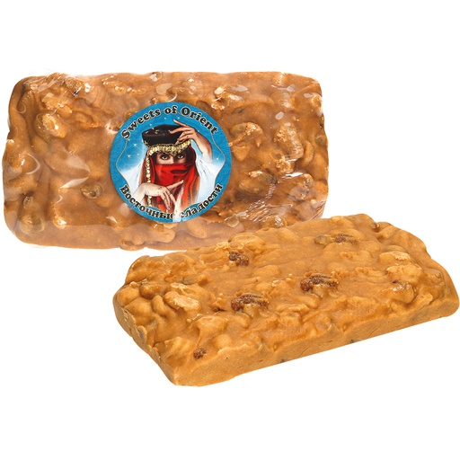 Scherbet met pinda's en rozijnen