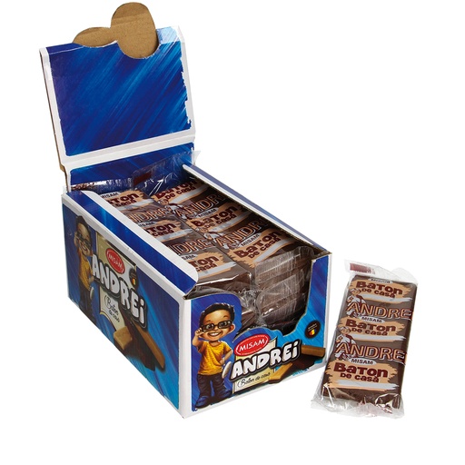 Chocoladehoudende snoepreep naar Roemeense stijl "Baton Andr