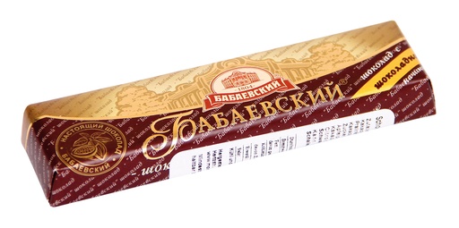 Шоколадный батончик "Бабаевский" с начинкой со вкусом шокола