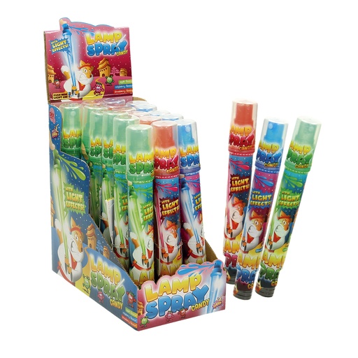 "Lamp Candy Spray" Vloeibare zoetheid met appel-, aardbei...
