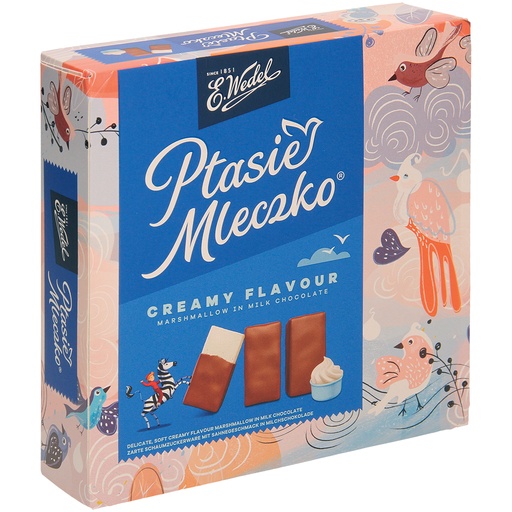 "Ptasie Mleczko Smietankowe" schuimzoetigheid met room smaak