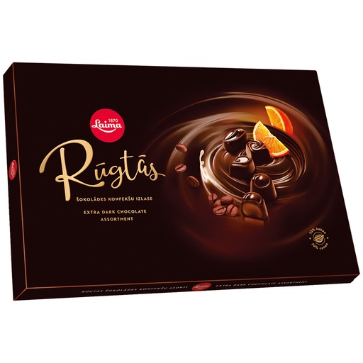 Pralines selectie met pure chocolade