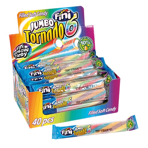 Fruitgummi met snoep "Jumbo Tornado".