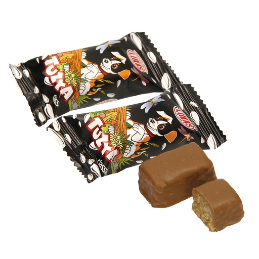 Zonnebloempitten-krokant "Tuzya classic" in cacaobasis