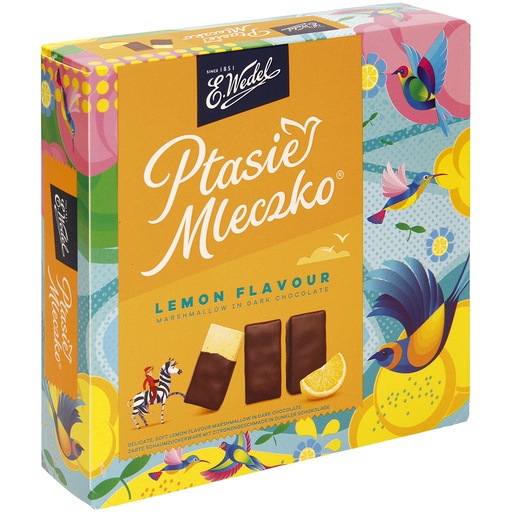 "Ptasie Mleczko Cytrynowe" Zacht suikerkonfekt met citroensm