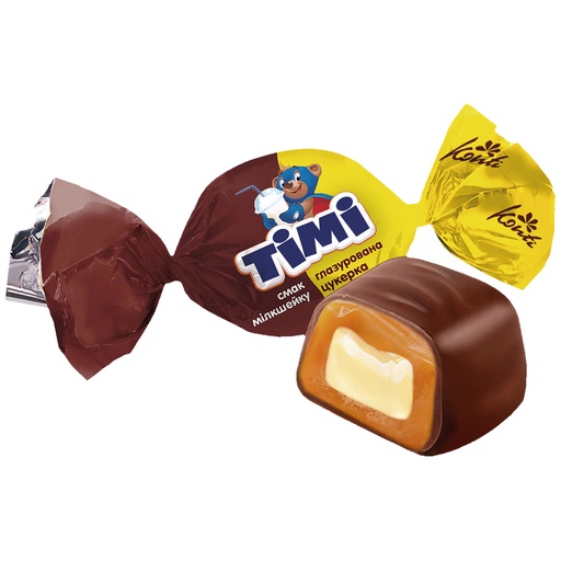 Toffee "TIMI" met milkshake smaak