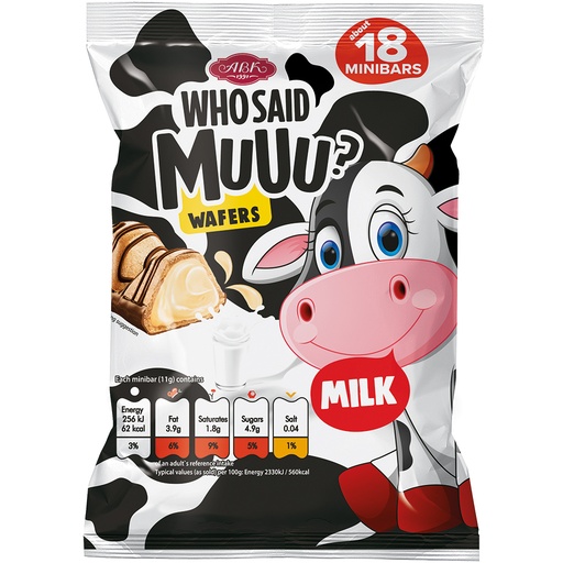 "Wie zei MUUU?" Gevulde wafelconfiserie