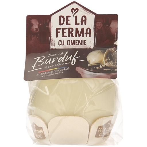 Roemeense halfvaste snijkaas "Branza de burduf" van 78% gepa