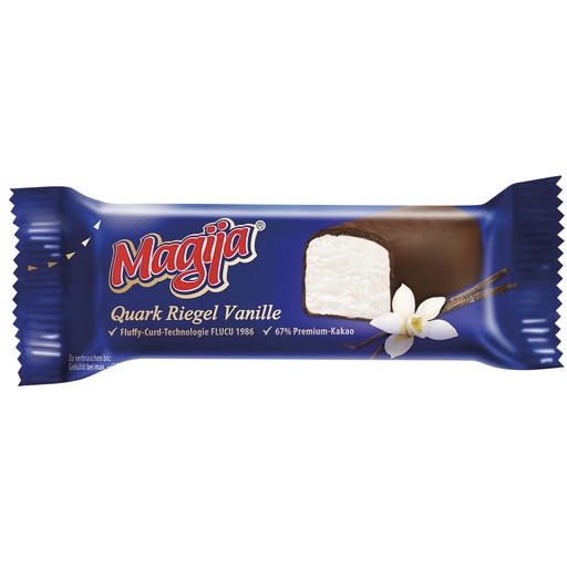"Magija"  Kwarkreep met vanille, omhuld met chocolade