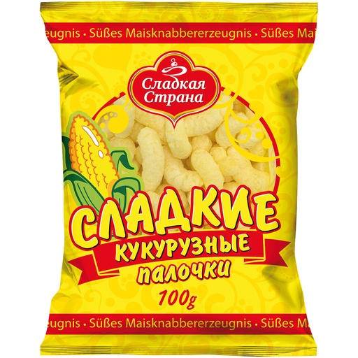 Zoete maïsnibbelproduct