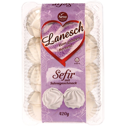 Schuimsuiker "Lanesch" met roomsmaken