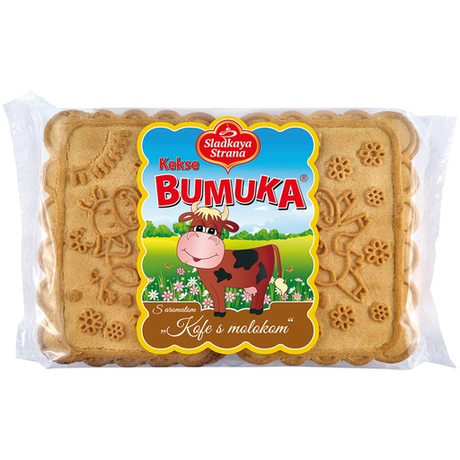 Печенье "Бумука" со вкусом кофе и молока