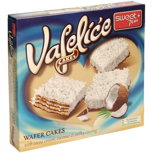 Wafeltjes met crème met chocoladesmaak (38%)