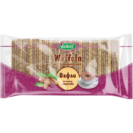 вафли с кремовой начинкой 71% со шоколадным вкусом