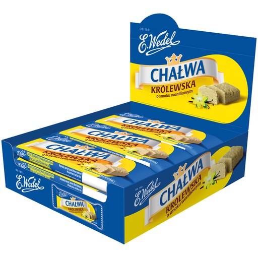 WEDEL sesamhalva met vanillesmaak "Chalwa o smaku...