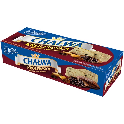 Halva "Krolewska" met cacao, rozijnen, noten
