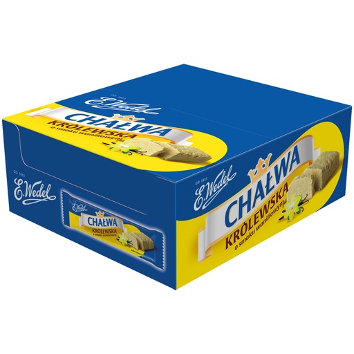 WEDEL Halva "Krolewska" met vanille smaak "Chalwa o smaku...