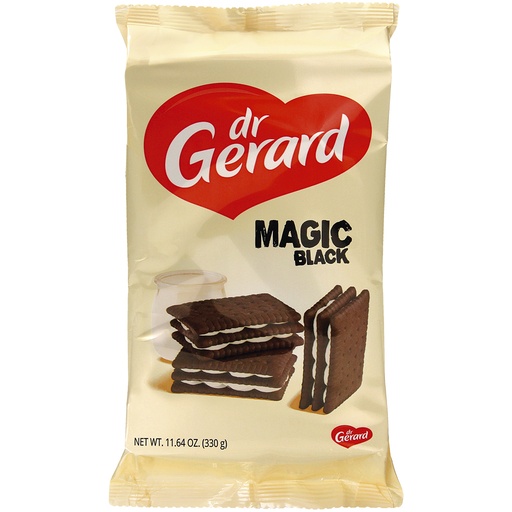 "Magic black" - Chocoladekoekjes met 43% romige vulling