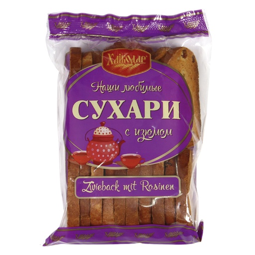 Zwieback met rozijnen "Hlebodar"