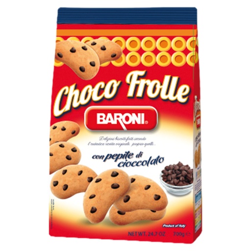Kruimeldeegkoekjes "Choco Froll" met chocoladestukjes