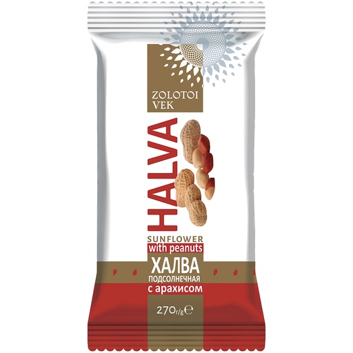 Халва подсолнечная с арахисом (7%)