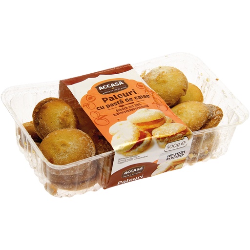 Gebak met 33% abrikozenbereiding "Paleuri cu pasta de caise"