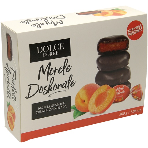 Abrikozen in chocolade
