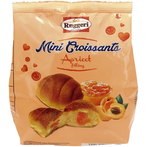 "Mini croissant abrikoos" - zuurdesembrood met 23% vulling