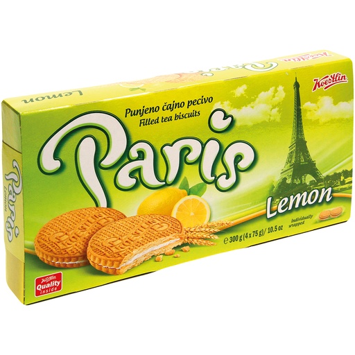 Theekoek met een romige vulling met citroensmaak