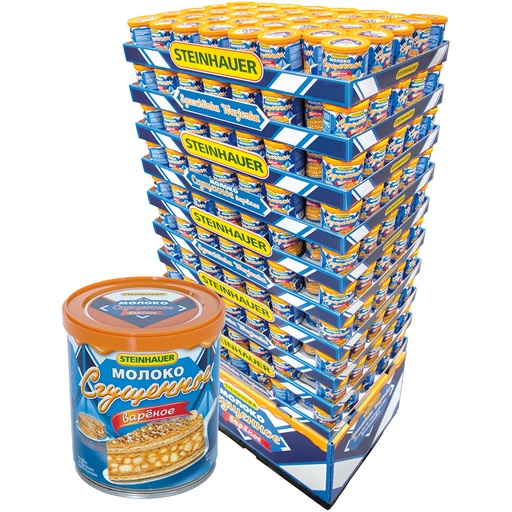 Gezoet en gekookt gecondenseerd melkproduct "Sguschönka"