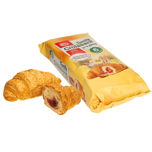 Bladerdeeggebak met gearomatiseerde aardbeivulling