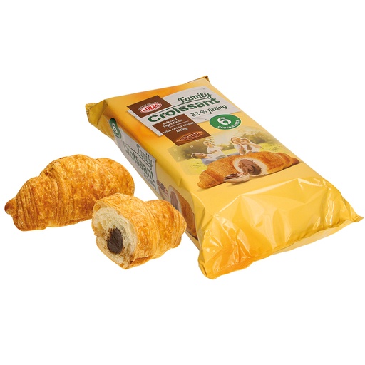 Круассаны из дрожевого теста с ароматизированной какаосодерж