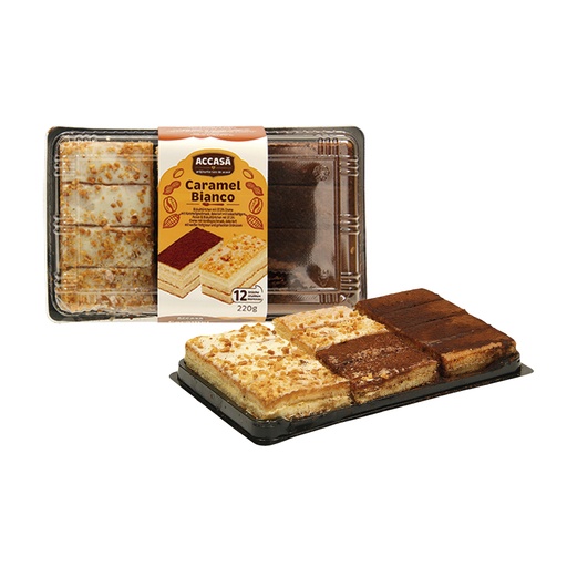 Бисквитные тортики с 37,5% кремом со вкусом карамели, украше