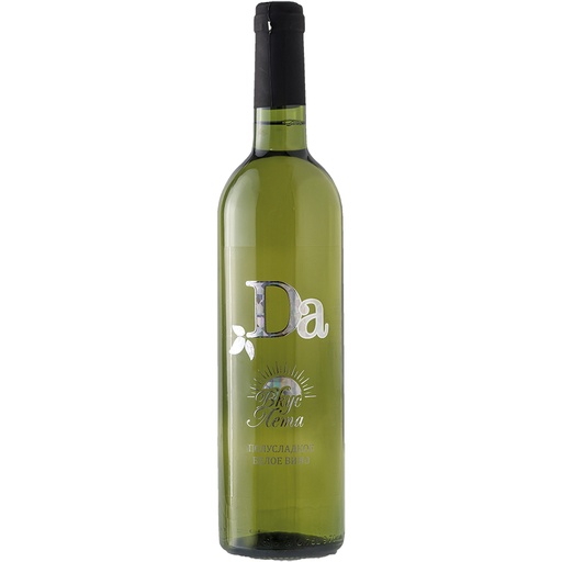 Белое вино из Молдавии "Да Вкус Лета" полусладкое, 11%
