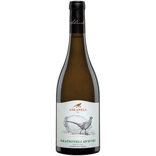 "Rkatsiteli Kvevri" witte wijn uit Georgië, droog, 13% vol.