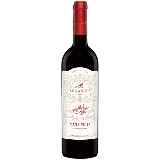 "Alasanskaya Dolina" Грузинское красное полусладкое вино 12%