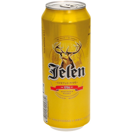 Пиво светлое "Jelen" 4,6% алк.
