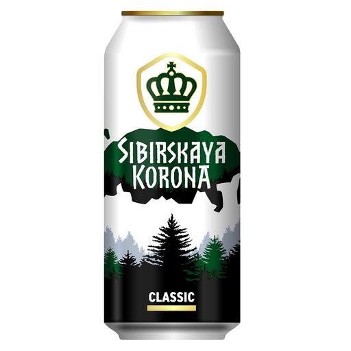 Пиво светлое "Сибирская Корона" классическое, 5,3% алк.