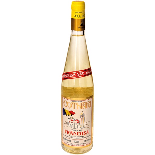 Witte wijn uit Roemenië "Francusa" droog