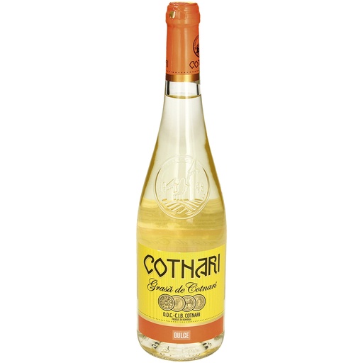 Witte wijn uit Roemenië "Grasa de Cotnari" zoet