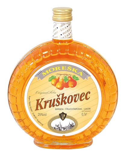Грушевый ликер с фруктовым ароматом "Kruskovec Moreska" 25%