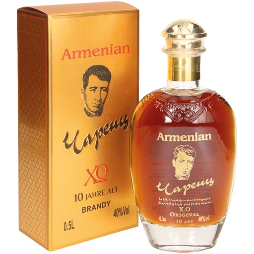 Armeense brandy "Charents" 10 jaar oud 40% vol.