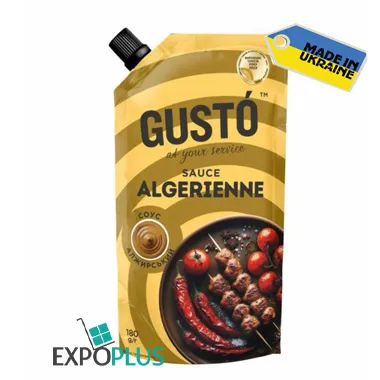 GUSTO MAYONNAISE SAUCE ALGERIENNE 30% (20X180G)