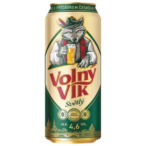 VOLNY VILK Licht tapbier, 4,6% vol.
